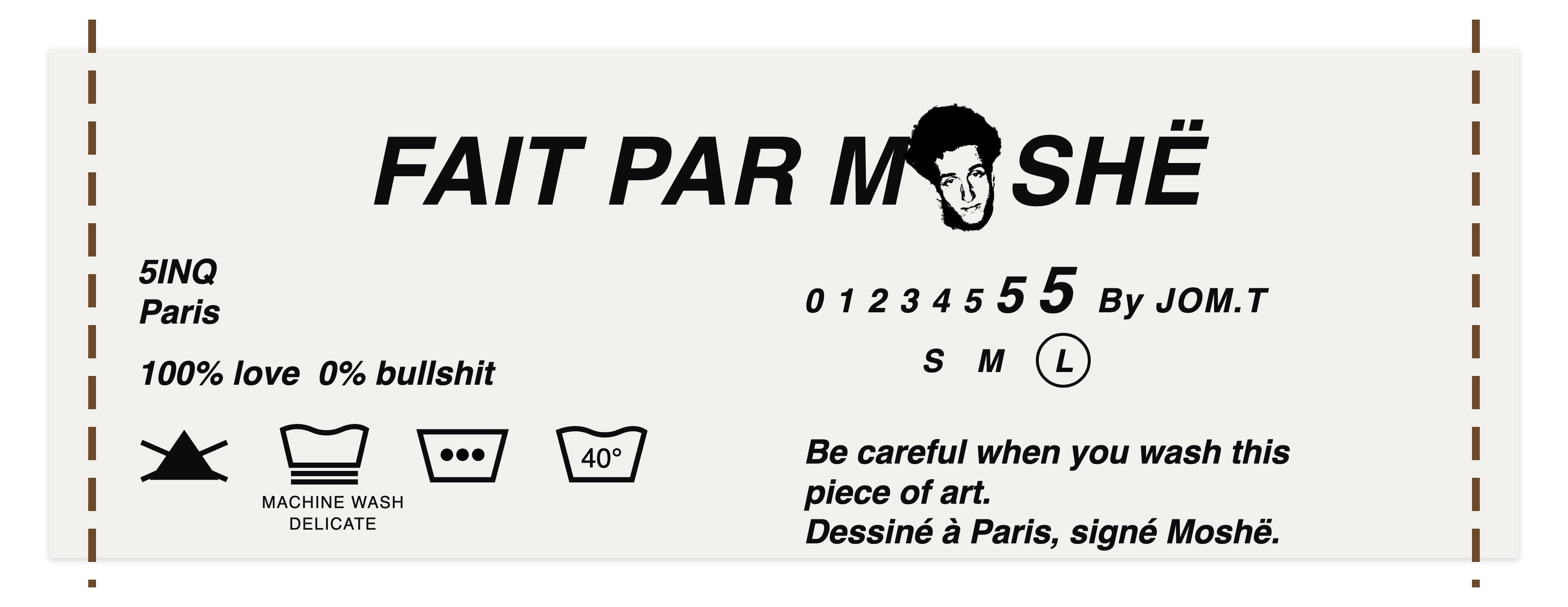 Étiquette Fait par Moshé